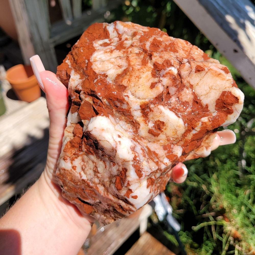 Big Rough Natural Jasper Lapidary specimen 2 pounds 12 Ounces